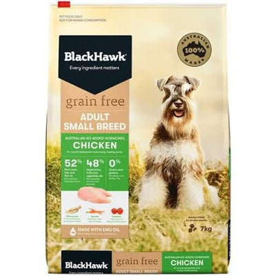 Blackhawk Dog Grainfree Adult Chicken Small Breed 7kg-Dog Food-Ascot Saddlery