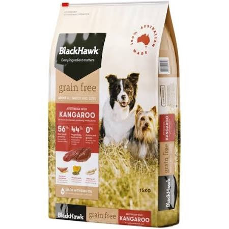 Blackhawk Dog Grainfree Adult Kangaroo 15kg-Dog Food-Ascot Saddlery