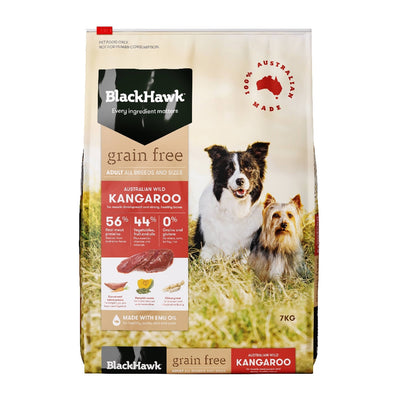 Blackhawk Dog Grainfree Adult Kangaroo 7kg-Dog Food-Ascot Saddlery