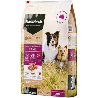Blackhawk Dog Grainfree Adult Lamb 15kg-Dog Food-Ascot Saddlery