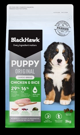 Blackhawk Dog Puppy Chicken & Rice Large Breed 20kg-Dog Food-Ascot Saddlery