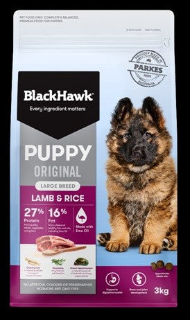 Blackhawk Dog Puppy Lamb & Rice Large Breed 20kg-Dog Food-Ascot Saddlery