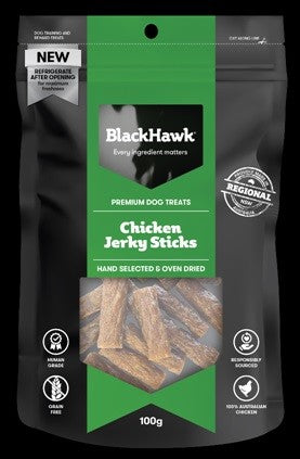 Blackhawk Dog Treat Chicken Sticks 100gm-Dog Treats-Ascot Saddlery