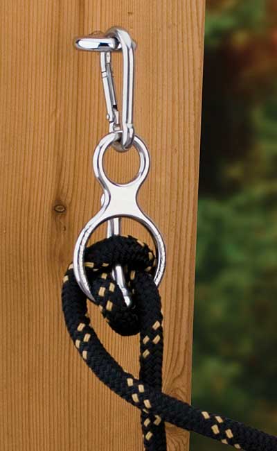 Blocker Tie Ring-HORSE: Leads & Snap Hooks-Ascot Saddlery