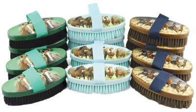 Body Brush Herds Of Horses Eureka-STABLE: Grooming-Ascot Saddlery