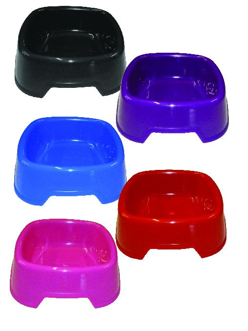 Bowl Plastic Square K9 24cm Large-Dog Accessories-Ascot Saddlery