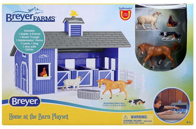Breyer Farms Home At The Barn Playset-RIDER: Giftware-Ascot Saddlery