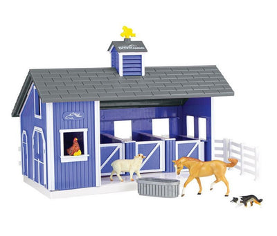 Breyer Farms Home At The Barn Playset-RIDER: Giftware-Ascot Saddlery