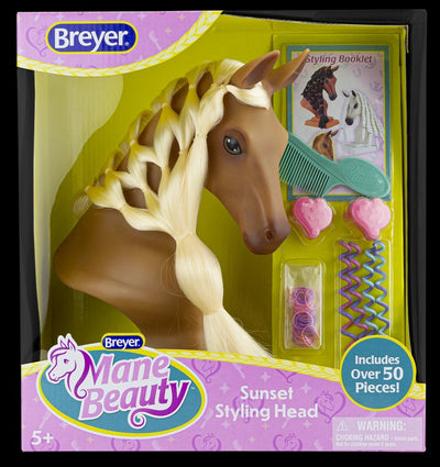 Breyer Mane Beauty Styling Head Sunset-RIDER: Giftware-Ascot Saddlery