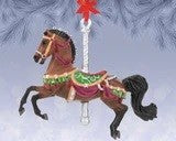 Breyer Stablemates Herald Carousel Ornament-RIDER: Giftware-Ascot Saddlery