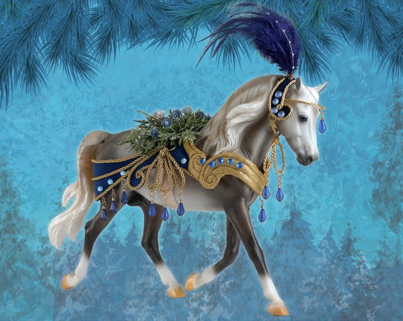Breyer Traditional 2022 Snowbird Christmas Horse-RIDER: Giftware-Ascot Saddlery