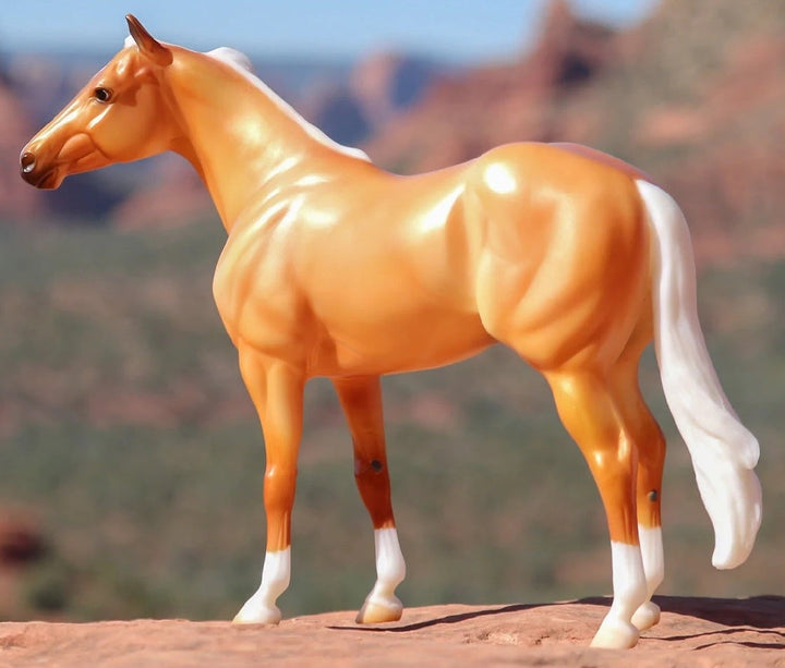 Breyer Traditional Ideal Series Palomino-RIDER: Giftware-Ascot Saddlery