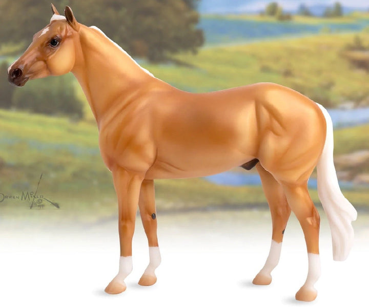 Breyer Traditional Ideal Series Palomino-RIDER: Giftware-Ascot Saddlery
