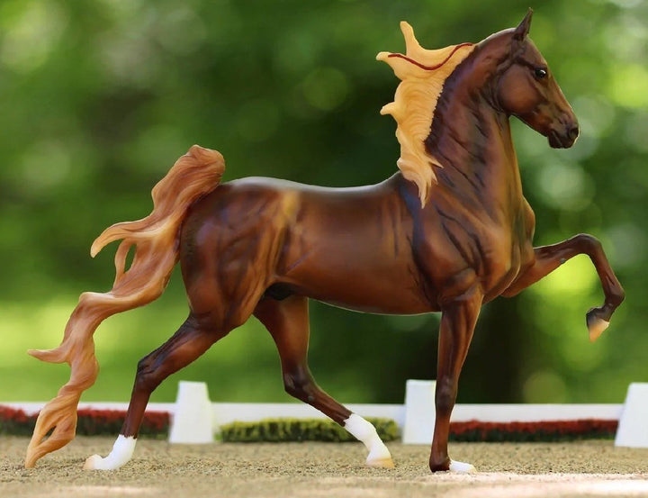 Breyer Traditional Marc Of Charm Saddlebred-RIDER: Giftware-Ascot Saddlery