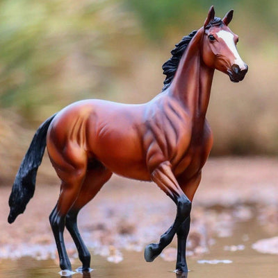 Breyer Traditional Tiz The Law Thoroughbred-RIDER: Giftware-Ascot Saddlery
