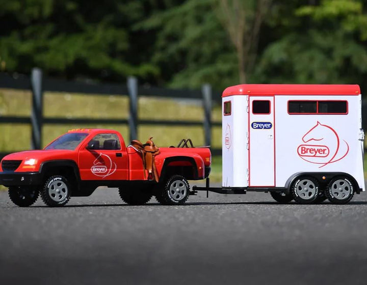 Breyer Traditional Two Horse Trailer-RIDER: Giftware-Ascot Saddlery
