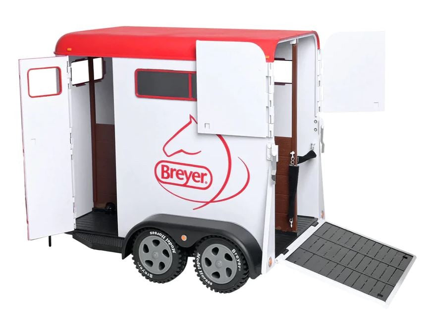 Breyer Traditional Two Horse Trailer-RIDER: Giftware-Ascot Saddlery