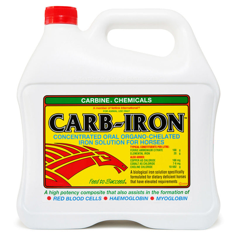 Carbine Carb Iron 4litre-STABLE: Supplements-Ascot Saddlery