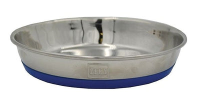 Cat Bowl Zees Stainless Steel-Cat Accessories-Ascot Saddlery