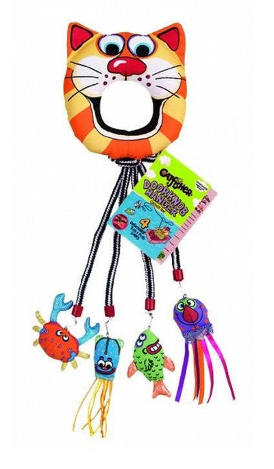 Cat Toy Catfish Doorknob Hanger-Cat Gyms & Toys-Ascot Saddlery