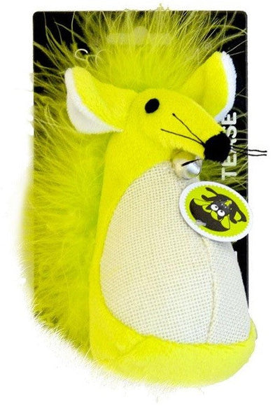 Cat Toy Scream Fatty Mouse Green-Cat Gyms & Toys-Ascot Saddlery