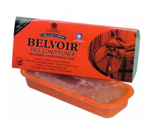 Cdm Belvoir Tack Conditioner Bar 250gm-STABLE: Leather Care & Proofing-Ascot Saddlery