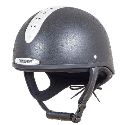 Champion Vent Air Jockey Helmet Black-RIDER: Helmets-Ascot Saddlery