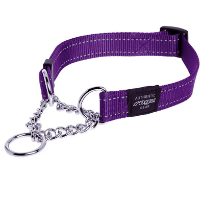 Choker Rogz Utility Purple-Dog Collars & Leads-Ascot Saddlery