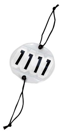 Competition Numbers Set 4 Digit Round Small-HORSE: Number Holders-Ascot Saddlery
