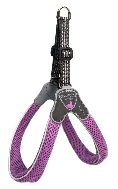 Coralpina Cinquetorri Dog Harness Lilac-Dog Collars & Leads-Ascot Saddlery