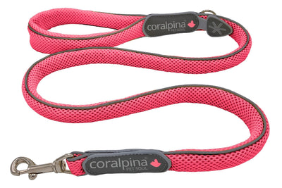 Coralpina Cinquetorri Dog Leash Fluoro Pink-Dog Collars & Leads-Ascot Saddlery