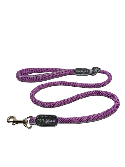 Coralpina Cinquetorri Dog Leash Lilac-Dog Collars & Leads-Ascot Saddlery