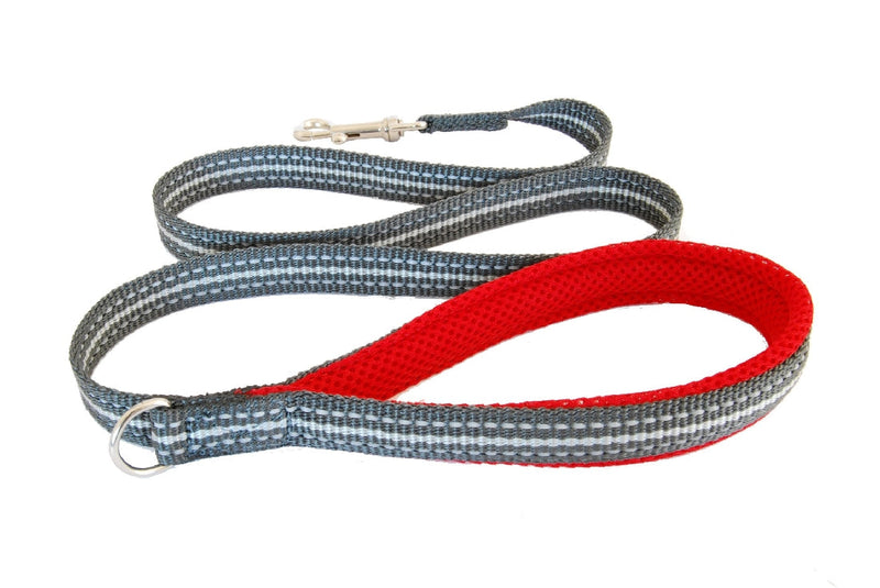 Coralpina Cinquetorri Dog Leash Reflective Red-Dog Collars & Leads-Ascot Saddlery