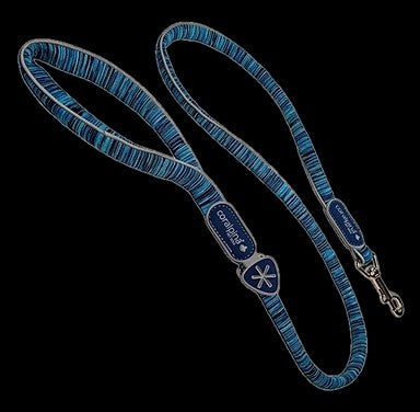Coralpina Powermix Dog Leash Blue Melange-Dog Collars & Leads-Ascot Saddlery