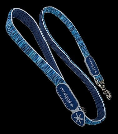 Coralpina Powermix Dog Leash Blue Melange-Dog Collars & Leads-Ascot Saddlery