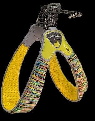 Coralpina Powermix Dog Leash Yellow Melange-Dog Collars & Leads-Ascot Saddlery