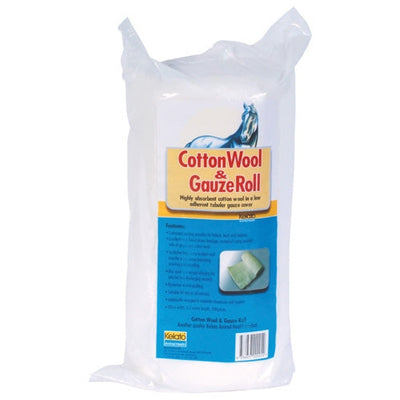 Cotton Wool & Gauze 500gm Roll 30cm X 3.5mt Kelato-STABLE: First Aid & Dressings-Ascot Saddlery