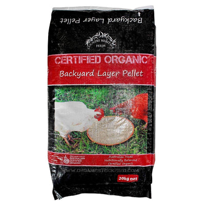 Country Heritage Organic Backyard Layer Pellet 20kg-Poultry-Ascot Saddlery