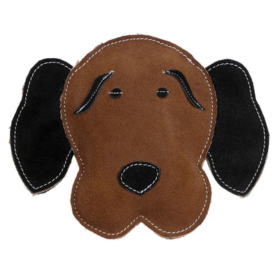Country Tails Dog Toy Dog Face Brown-Dog Toys-Ascot Saddlery