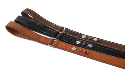 Da Vinci Maddalena Leash 110cm-Dog Collars & Leads-Ascot Saddlery