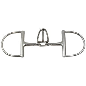 Dee Bit Tongue Control Stainless Steel 12.5cm 5.0"-HORSE: Bits-Ascot Saddlery