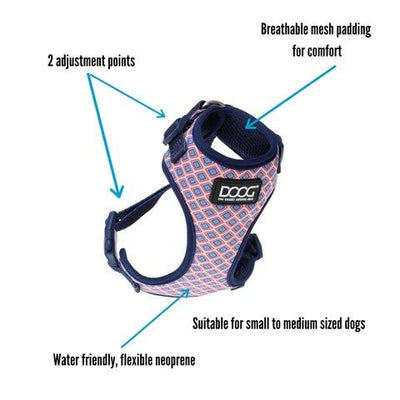 Doog Dog Harness Neoflex Stella-Dog Collars & Leads-Ascot Saddlery