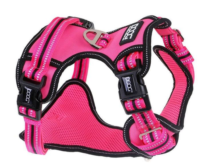 Doog Dog Harness Neotech Neon Lady-Dog Collars & Leads-Ascot Saddlery