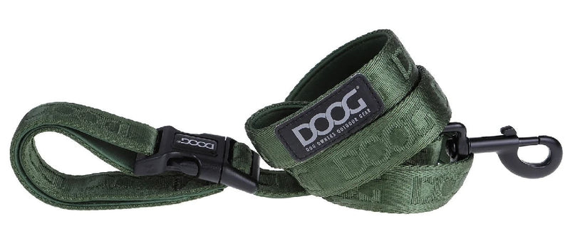 Doog Neosport Neoprene Dog Leash Clip It Green Extra Large-Dog Collars & Leads-Ascot Saddlery