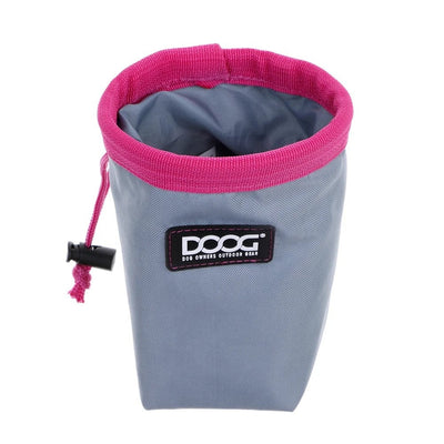 Doog Treat Pouch Grey & Pink Mini-Dog Walking-Ascot Saddlery