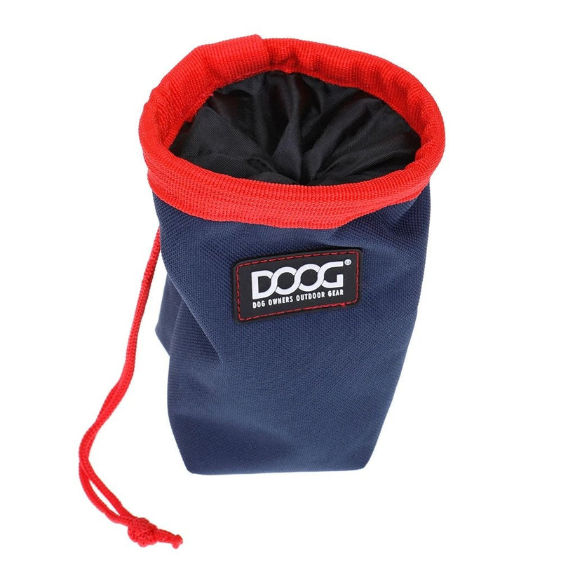 Doog Treat Pouch Navy & Red Mini-Dog Walking-Ascot Saddlery