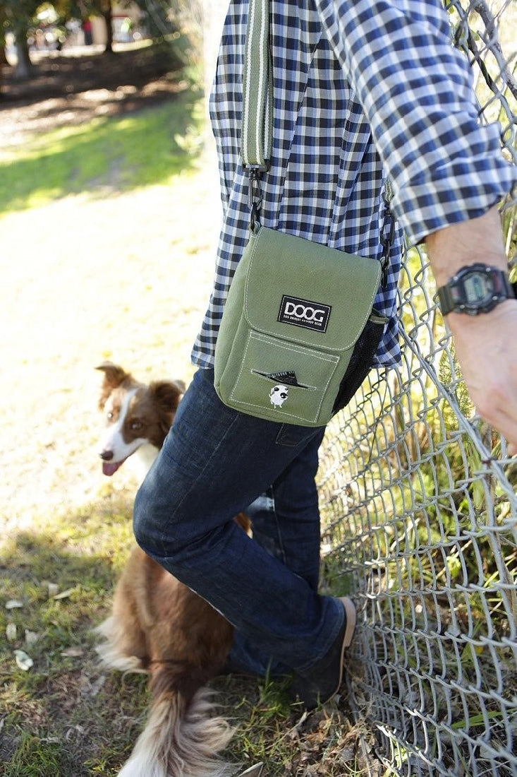 Doog Walkie Bag Shoulder Black-Dog Walking-Ascot Saddlery
