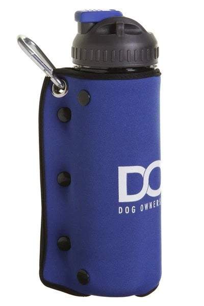 Doog Water Bottle 3in1 Blue-Dog Walking-Ascot Saddlery