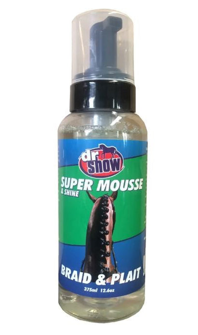 Dr Show Super Mousse Braid & Shine 375ml-STABLE: Show Preparation-Ascot Saddlery