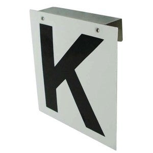 Dressage Letter Over Fence Set 8 (a B C E F H K M)-STABLE: Jumps & Markers-Ascot Saddlery